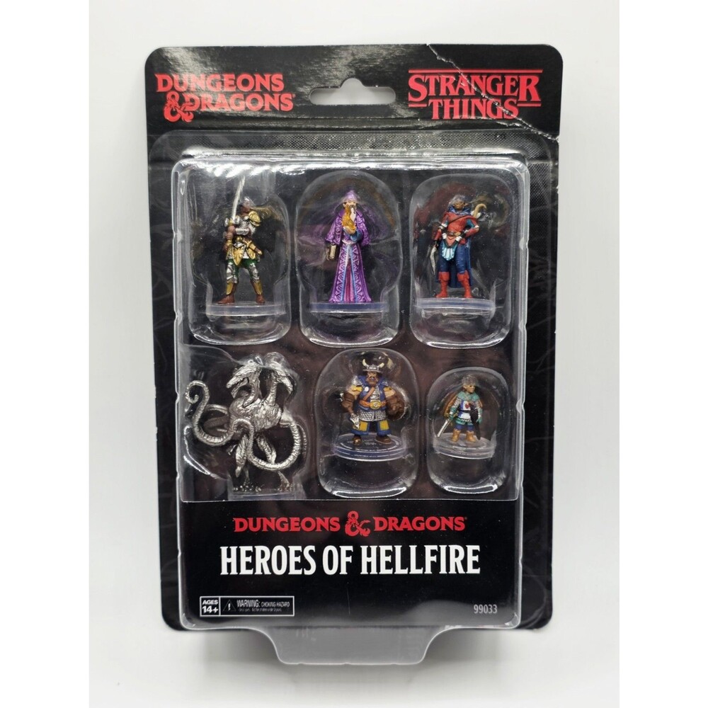 Dungeons & Dragons Stranger Things Heroes of Hellfire Miniatures